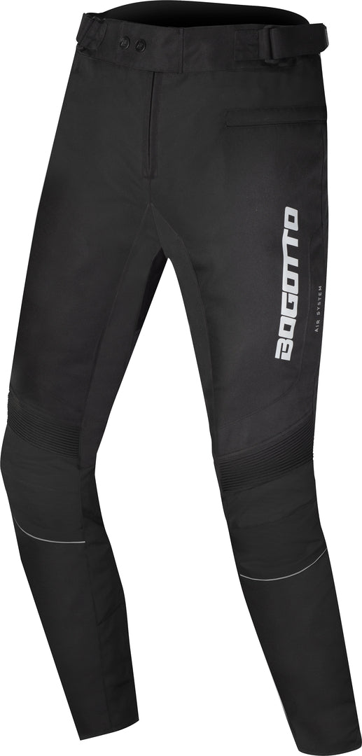 Bogotto Tampar Tour waterproof Motorcycle Textile Pants#color_black