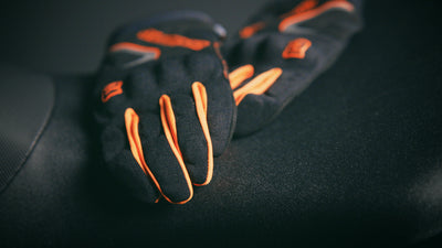 Bogotto F-ST Motorcycle Gloves#color_black-orange