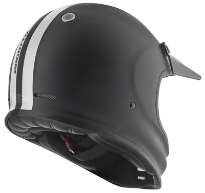 Bogotto V381 Schergo Fiberglass Helmet#color_black-matt-white