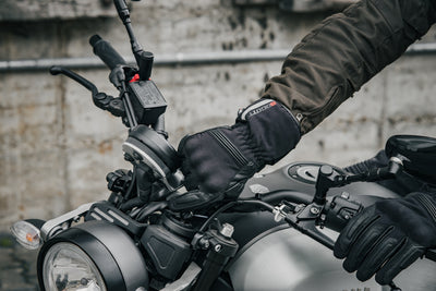 Bogotto Ascari waterproof Motorcycle Gloves#color_black