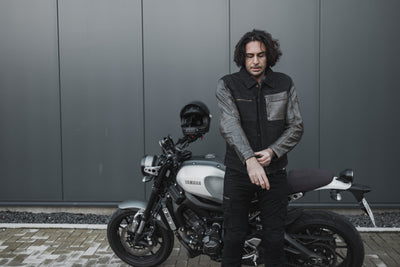 Bogotto Bullfinch Motorcycle Leather/Textile Jacket#color_black
