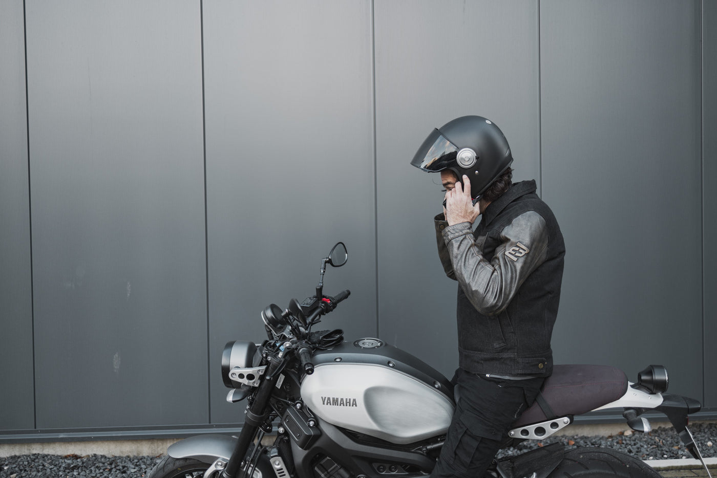 Bogotto Bullfinch Motorcycle Leather/Textile Jacket#color_black