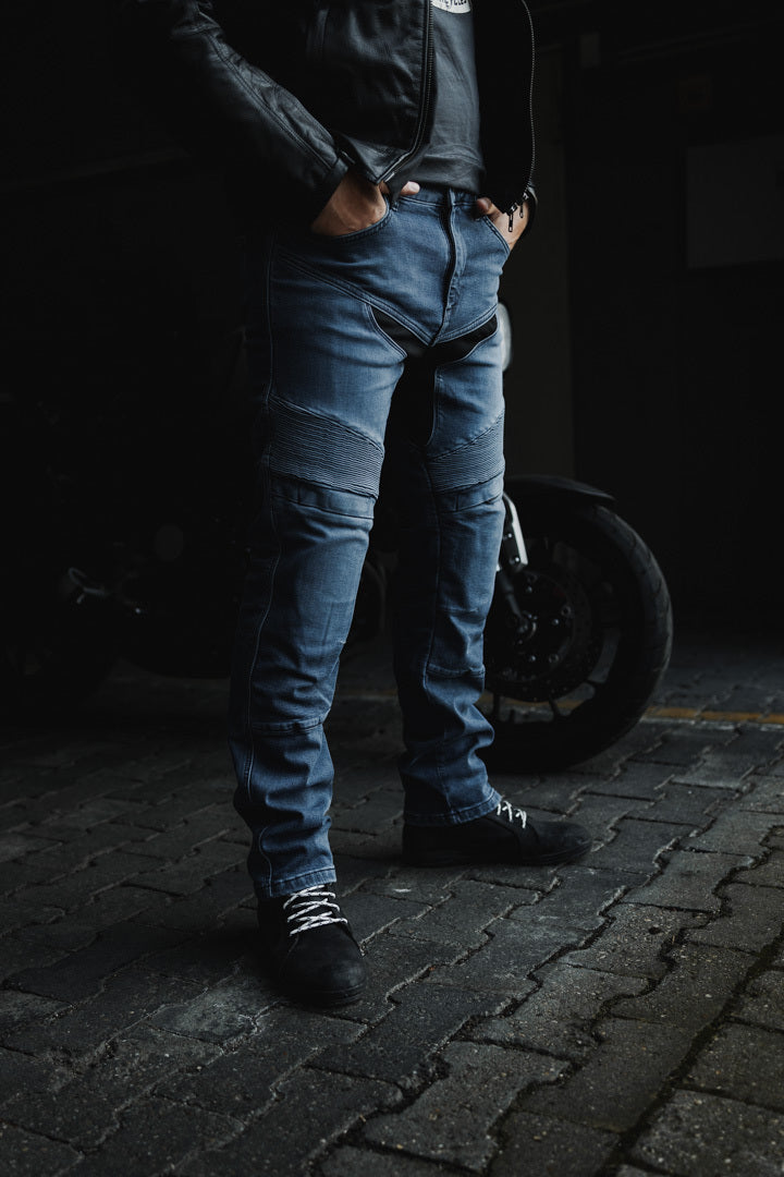 Bogotto Roadturn Motorcycle Jeans#color_dark-blue