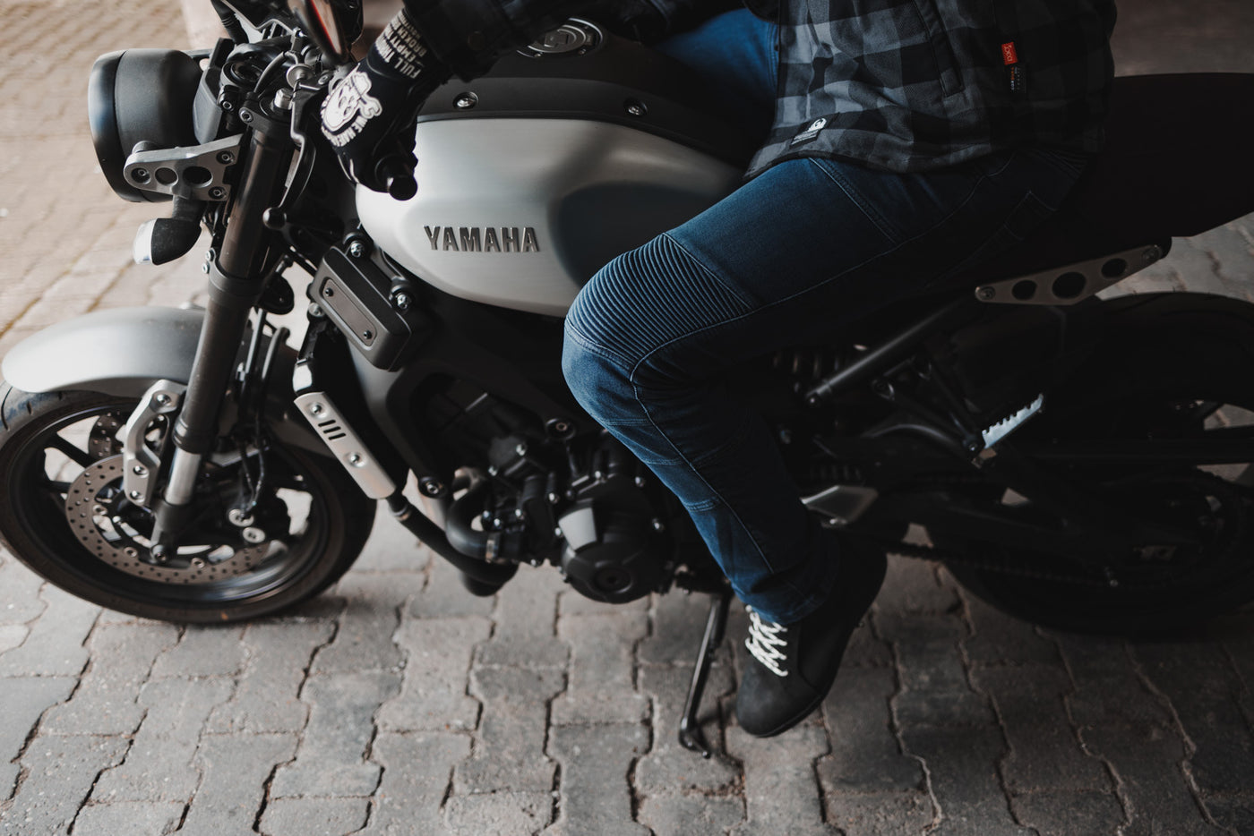Bogotto Streton Motorcycle Jeans#color_dark-blue