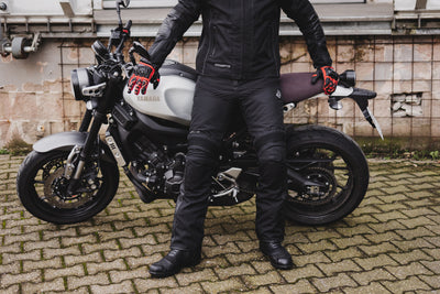 Bogotto Blizzard-X Waterproof Motorcycle Textile Pants#color_black
