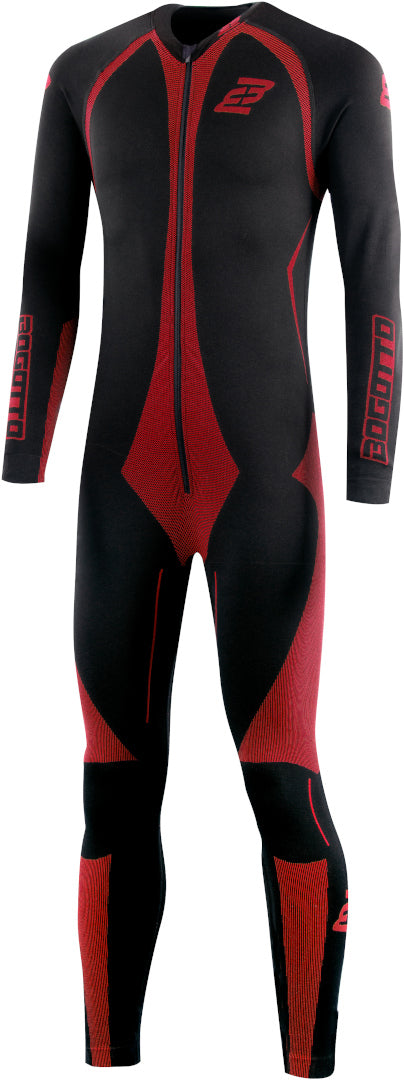 Bogotto Ripped-Z Winter Undersuit One Piece Functional Suit#color_black-red