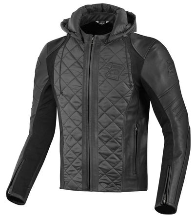 Bogotto Radic Motorcycle Leather/Textile Jacket#color_black