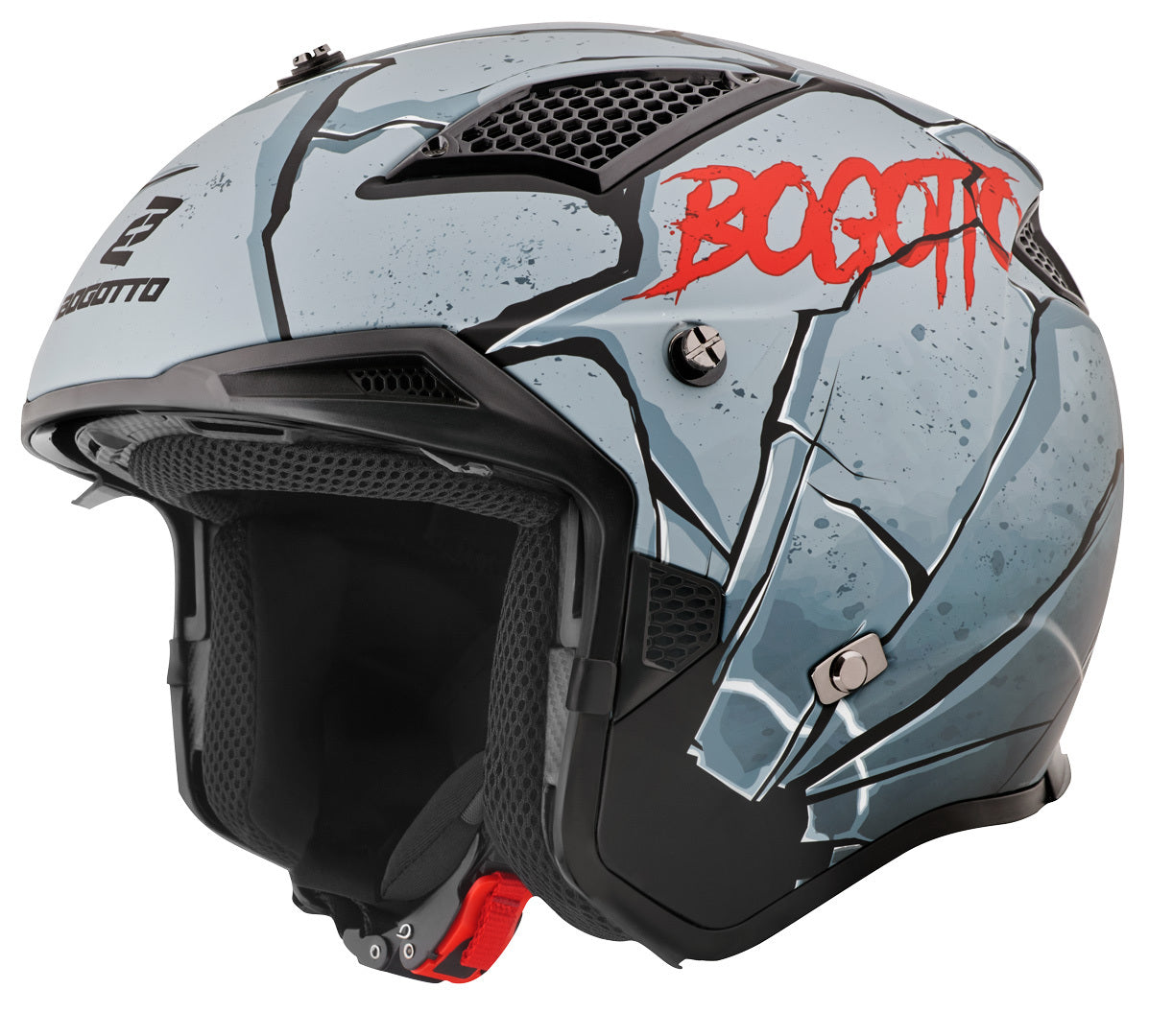 Bogotto Radic Onix Helmet#color_grey-black