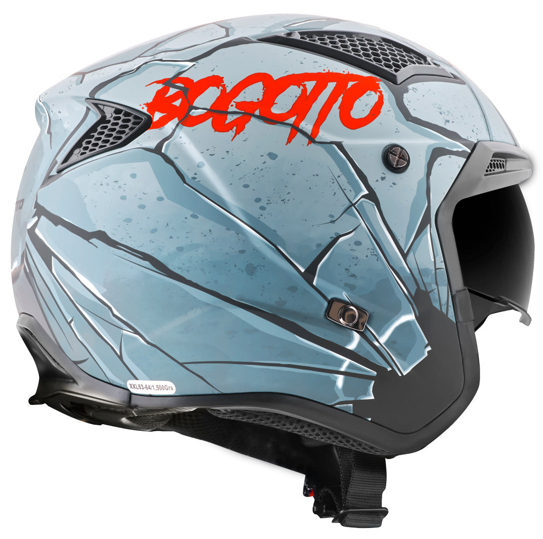 Bogotto Radic Onix Helmet#color_grey-black