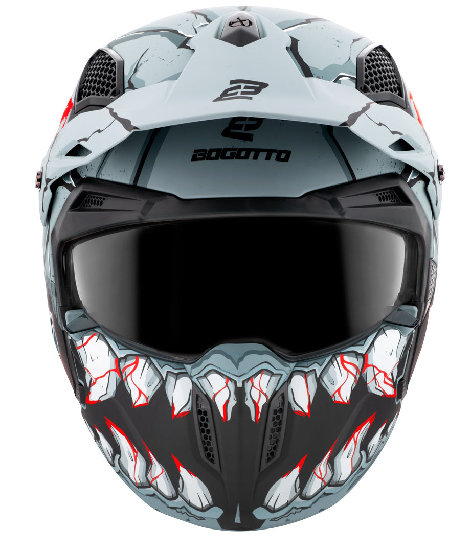 Bogotto Radic Onix Helmet#color_grey-black