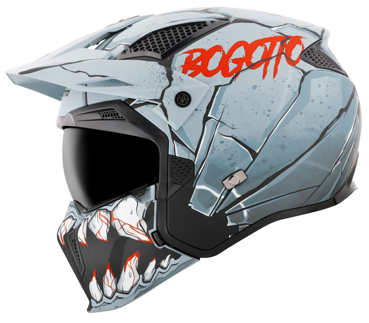 Bogotto Radic Onix Helmet#color_grey-black