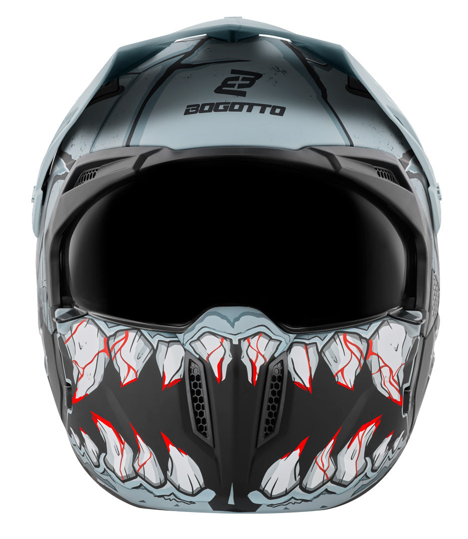 Bogotto Radic Onix Helmet#color_grey-black