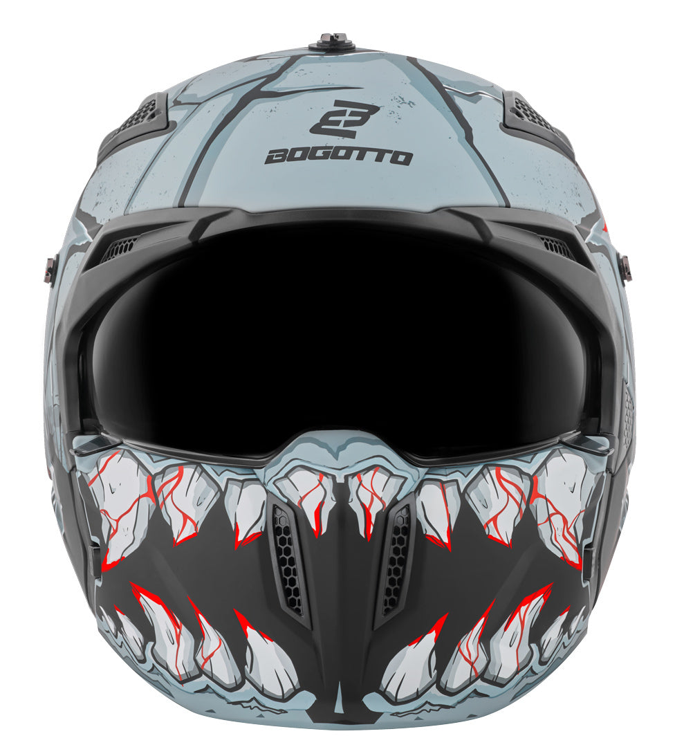 Bogotto Radic Onix Helmet#color_grey-black