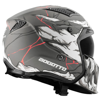 Bogotto Radic Skulash Helmet#color_grey-black